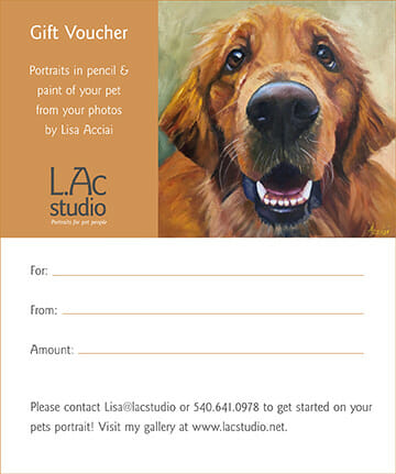 L.Ac. Studio Pet Portrait Gift Voucher